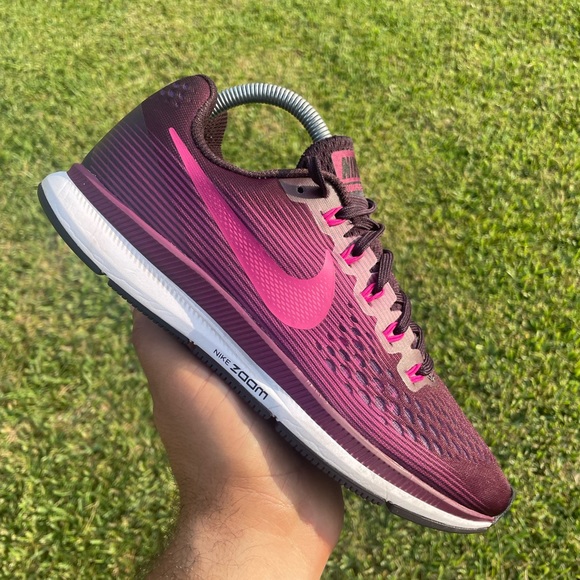 Nike Air Zoom Pegasus 34 Womens Running Shoes Purple Pink 880560-603 Size 9.5 - Picture 1 of 12